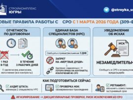 Новые правила работы со СРО: к чему готовиться строителям с 1 марта